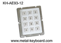 Controle de acesso dinâmico 4 x 3 do teclado numérico do metal da matriz de ponto de 12 chaves