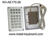 USB ou teclado numérico industrial do metal da relação PS/2, teclado numérico numérico de 26 chaves