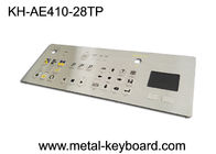 IP65 teclado de aço inoxidável de metal industrial resistente ao pó com touchpad