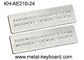 Vandal resistant Industrial Metal Keyboard , IP65 ss keyboard Water proof long life